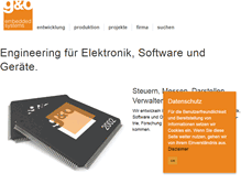 Tablet Screenshot of gosystems.ch